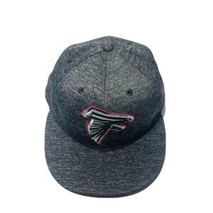 Atlanta Falcons new era fitted cap, Brest Cancer awareness gray size 7 1/4
